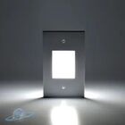 Kit Luminária Balizador Branco De Embutir 4x2 C/ Lâmpada G9 5