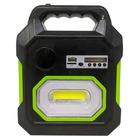 Kit Luminaria Placa Solar Bluetooth Radio Fm Usb Micro Sd Lan