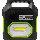 Kit Luminaria Solar Placa Bluetooth Emergencia Radio Fm Usb M