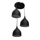 Kit Lustre Luminaria Pendente Retro Vintage Decoraçao Ilumina