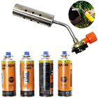 Kit Maçarico Manual Portátil Para Solda Starfer + 4 Refil Gás