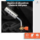 Kit Maçarico Manual Portátil Para Solda Starfer + 4 Refil Gás