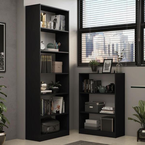 Kit Madesa Estante Livreiro 6908 + Estante Livreiro 6907 - Pr