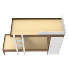 Kit Madesa Guarda-roupa Infantil Nick Com 2 Portas De Correr