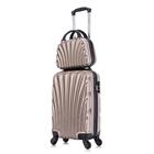 Kit Mala De Bordo Com Frasqueira Dizy Swiss Move Champagne