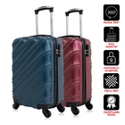 Kit Mala De Bordo Pequena Havana Azul E Vinho Swiss Move