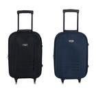 Kit Mala De Viagem 10 Kg Lucerna Preta E Azul Swiss Move