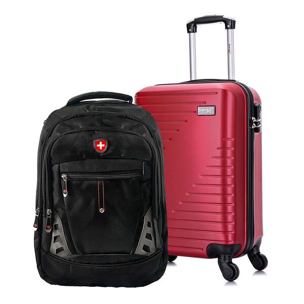 Kit Mala De Viagem De Bordo Chicago + Mochila Executiva Fuji