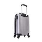 Kit Mala De Viagem De Bordo Londres Prata+ Mochila Para Noteb