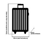 Kit Mala De Viagem De Bordo Londres Preta+ Mochila Executiva