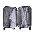 Kit Mala De Viagem De Bordo Londres Preta+ Mochila Executiva