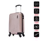 Kit Mala De Viagem De Bordo Londres Rose + Mochila Executiva