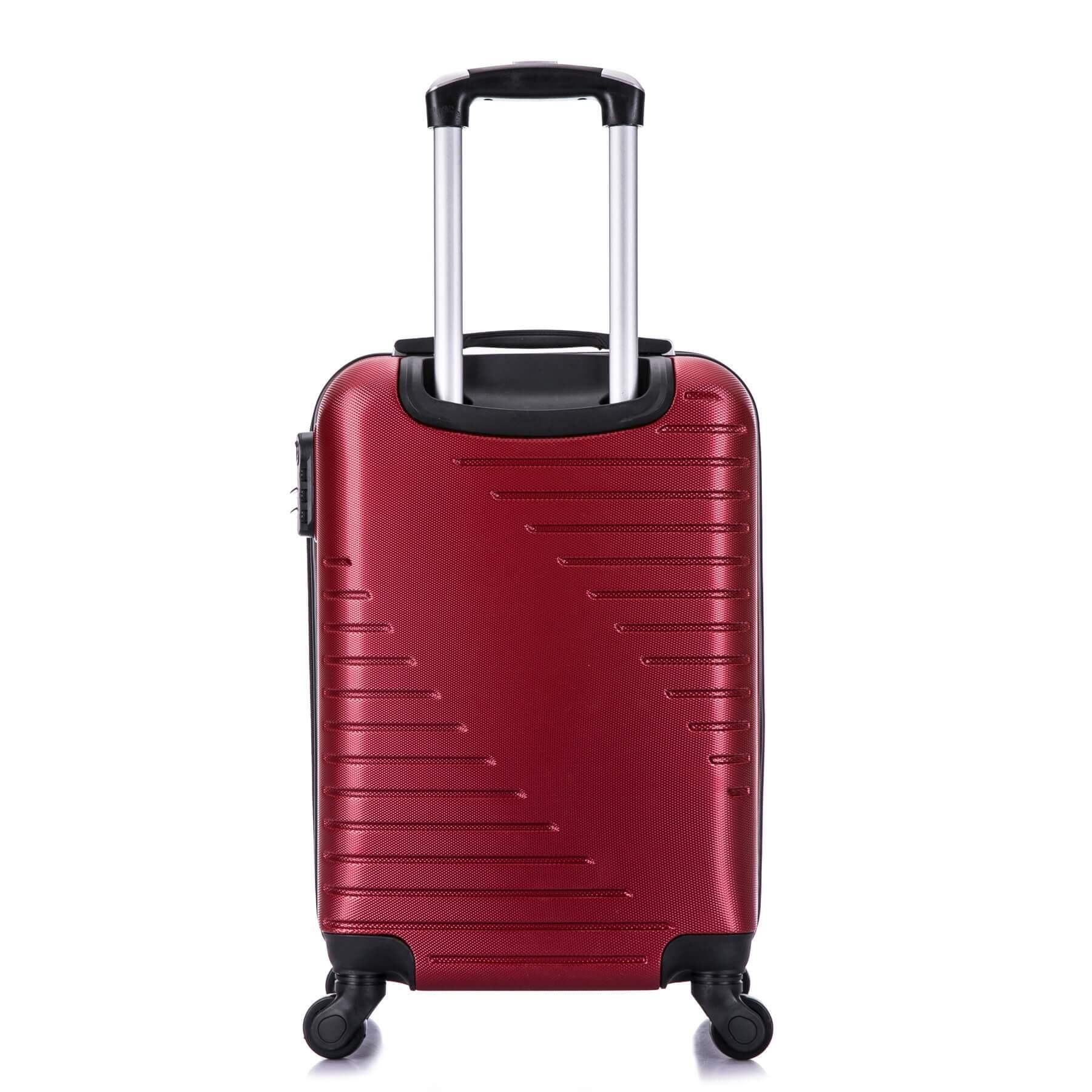 Kit Mala De Viagem De Bordo Pp E P Chicago Swiss Move Vinho