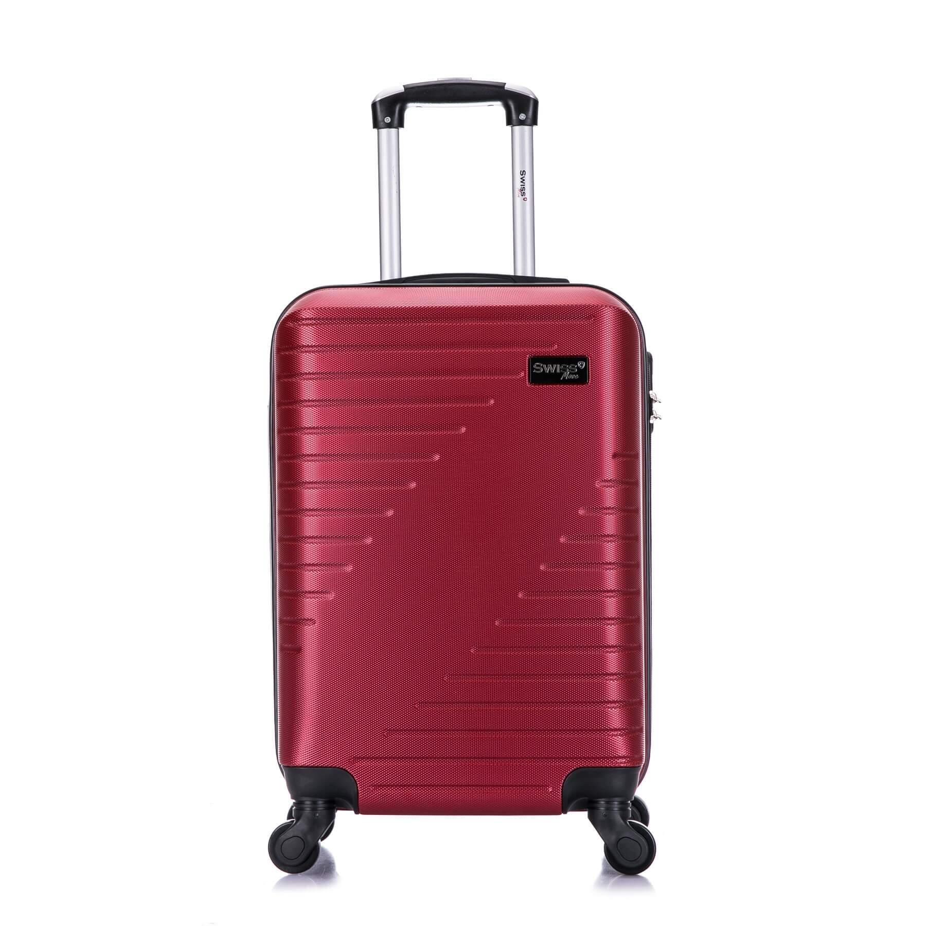 Kit Mala De Viagem De Bordo Pp E P Chicago Swiss Move Vinho
