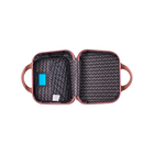 Kit Mala De Viagem Pequena Media 360 Com Frasqueira Rosê