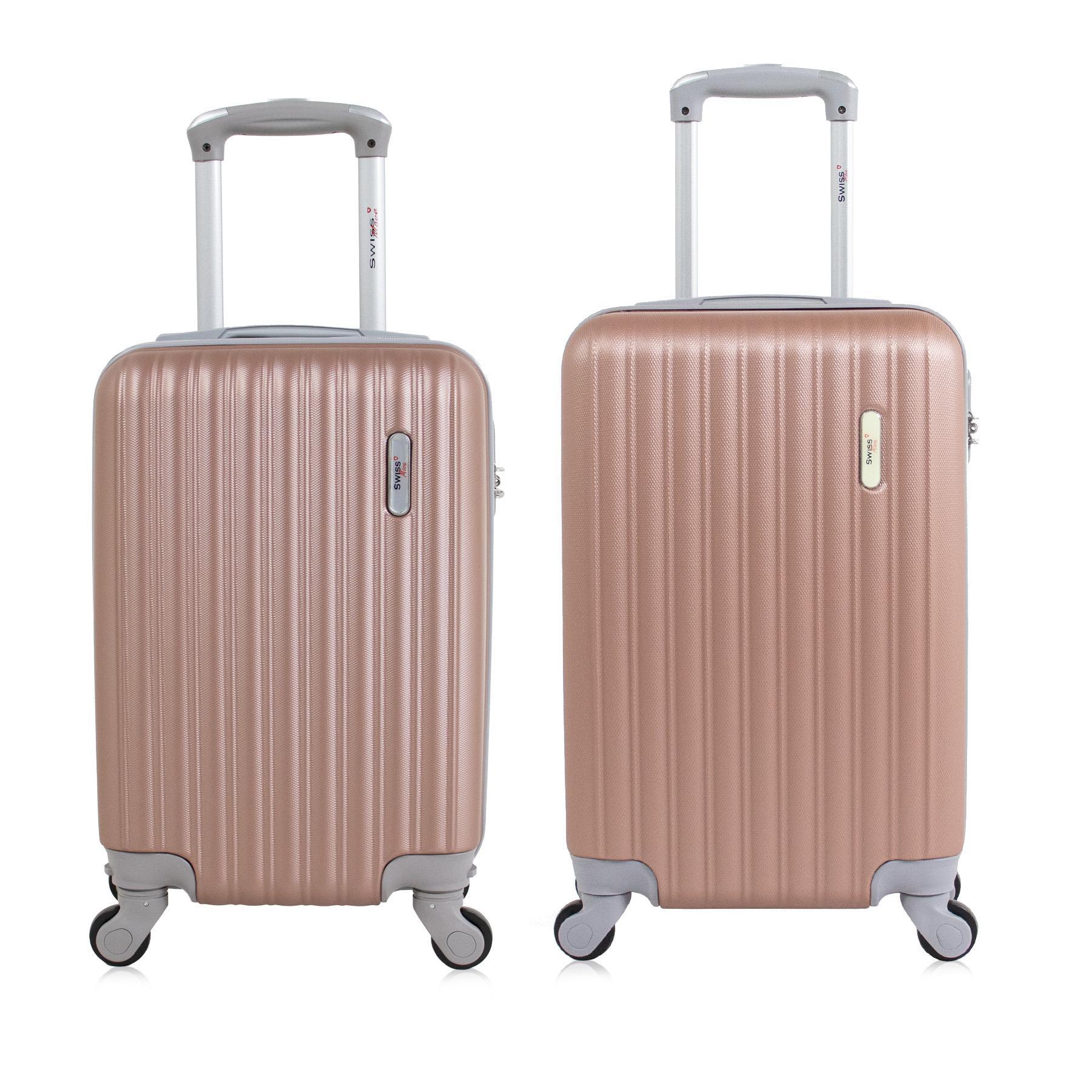 Kit Mala De Viagem Pp E P Londres Rose Swiss Move | Leroy Merlin