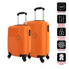 Kit Mala De Viagem Pp E P Zug Laranja Swiss Move