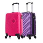 Kit Mala Pequena De Viagem Feminina Pink E Roxa Swiss Move