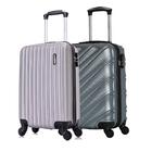 Kit Malas De Viagem Bordo Com 2 Unidades Prata Swiss Move