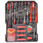 Kit Maleta De Ferramentas Com Rodas 186 Peças - Nmf186g