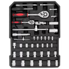 Kit Maleta Jogo De Ferramentas 187 Peças Cromada Vanádio Pro