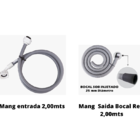Kit Mangueira Entrada 2mts E Saida 2mts - Bico Reto 25mm - Do