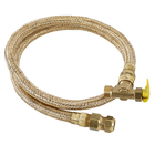 Kit  Mangueira de Gás Tombak 120cm com Registro de Bloqueio e Aperto Rápido Jackwal