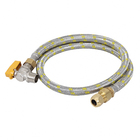 Kit Mangueira para Gás Inox com Registro Esfera 100cm Maqenge