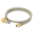 Kit Mangueira para Gás Inox com Registro Esfera 120cm Maqenge