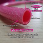 Kit Mangueira Trançada Neon 1/2' X 2,00mm + Suporte + Torneir