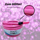 Kit Mangueira Trançada Neon 1/2' X 2,00mm + Suporte + Torneir