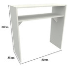 Kit Manicure Mesa Carrinho Estante Esmalte Nichos Mdp