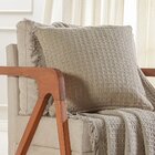 Kit Manta E 2 Capa De Almofada Decorativa Para Sofá Waffle 10