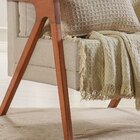 Kit Manta E Capa De Almofada Decorativa Para Sofá Waffle 100%