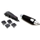 Kit Maquina De Cortar Cabelo E Barba Pelos Nariz Gama 127v