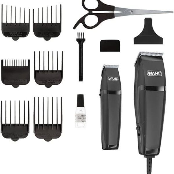 Kit Máquina De Cortar Cabelo Wahl + Aparador De Pelos Home 6