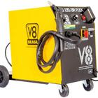 Kit Máquina De Solda Mig Flex 195br 127v V8 Brasil + Máscara