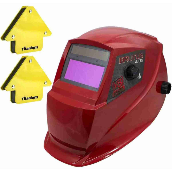 Kit Máscara De Solda Automática Com Regulagem Din 9 A 13 Brut