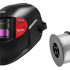 Kit Máscara De Solda Automática Fixa Din 9 - 13 Galzer + Aram
