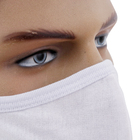 Kit Máscaras de Tecido Dupla Camada 100% Algodão Branca 10pçs Prevemax