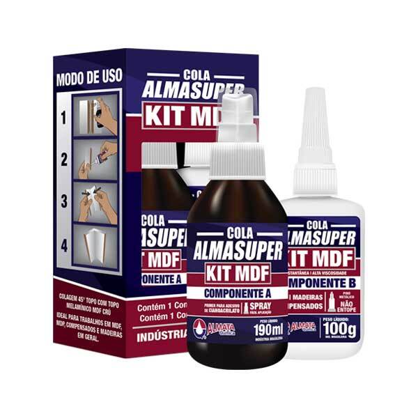 Kit Mdf De Colagem Rápida Almasuper - Almata