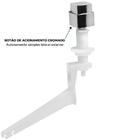 Kit Mecanismo Reparo Completo Universal Acionamento Lateral C