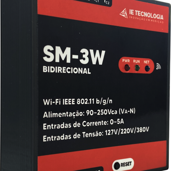 Kit Medidor  Energia Trifásico Wi-fi Sm-3w+tc Bipartido 200a
