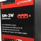 Kit Medidor De Energia Trifásico Wi-fi Sm-3w +tc Janela1000a