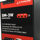 Kit Medidor De Energia Trifásico Wi-fi Sm-3w +tc Janela 200a