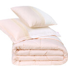 Kit Melinda Dupla Face 05 Pcs Queen  Sal Rosa/palha