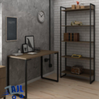 Kit Mesa + Estante Industrial  Luxo