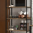 Kit Mesa + Estante Industrial Moderno Alta Qualidade