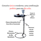 Kit Mesa Apoio Auxiliar Sofá Decorativa Sala Estar