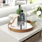 Kit Mesa Apoio E Lateral C/ Pés Retrô Off White/freijó E Band